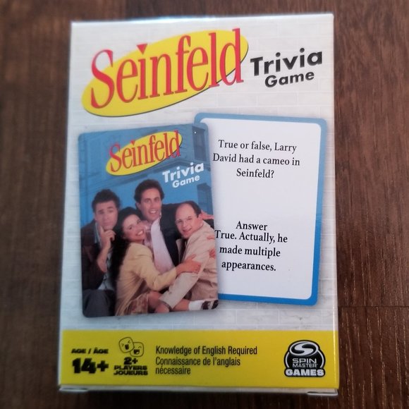 3FOR $35 Seinfeld Trivia Card Game - Picture 1 of 3